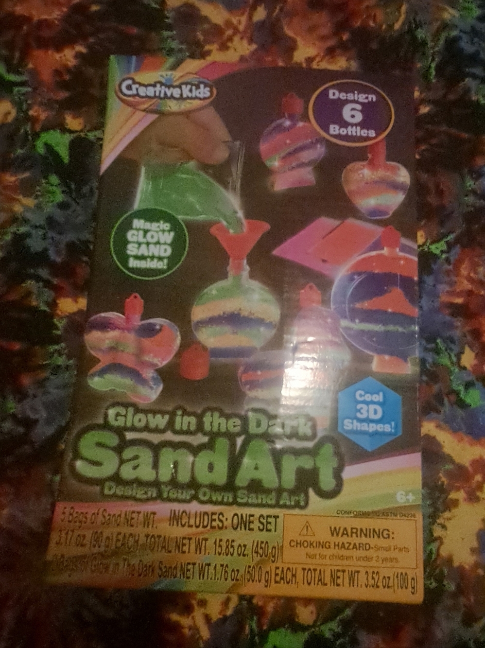 Glow In The Dark Sand Art
